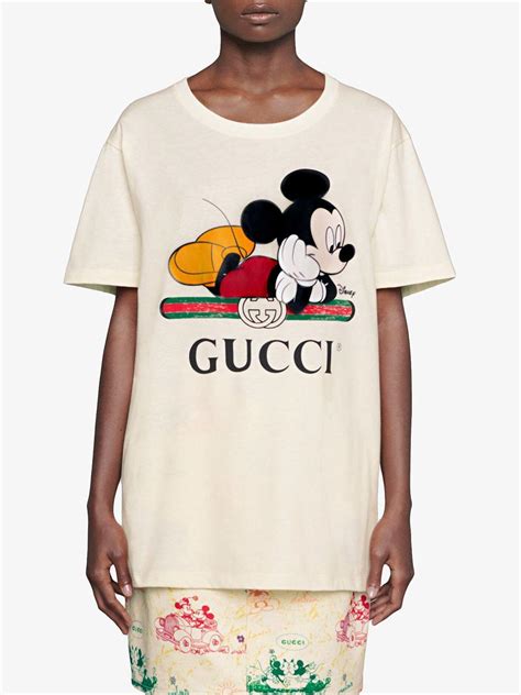 gucci mickey tee shirt|mickey mouse wearing gucci.